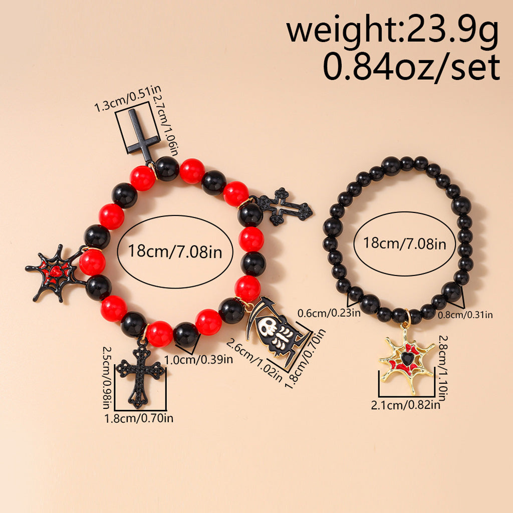 Halloween Gothic Charm Bracelet
