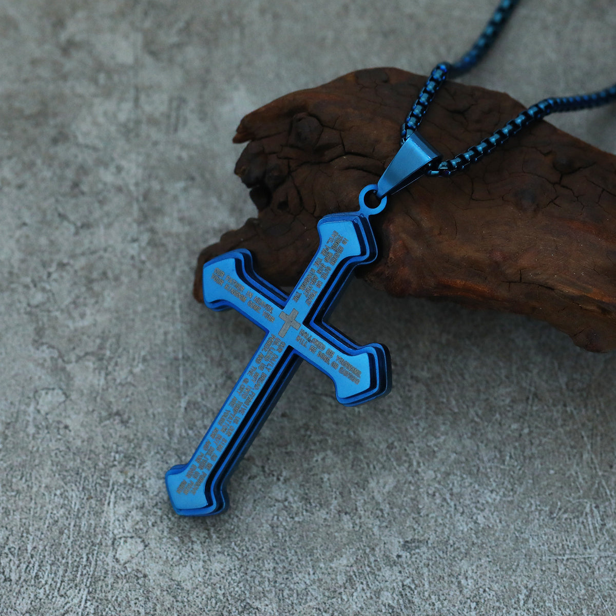 Lord’s Prayer Cross Pendant