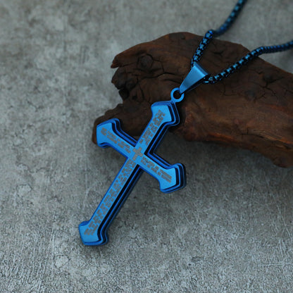 Lord’s Prayer Cross Pendant
