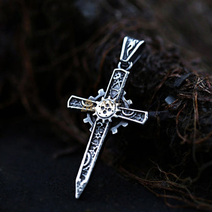 Classic Cross Pendant Necklace Amen Artisan