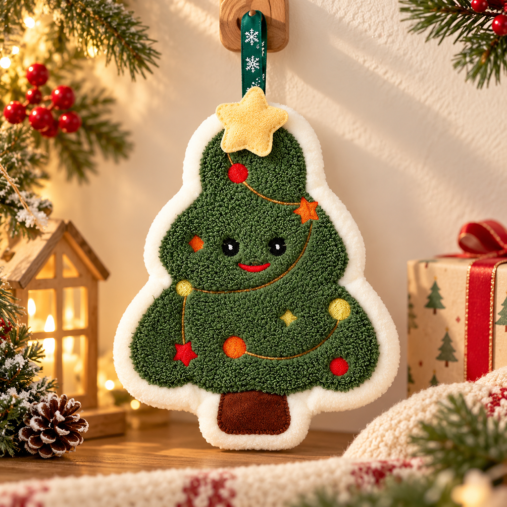 【DEAL TODAY】Gingerbread Christmas Hanging Hand Towel