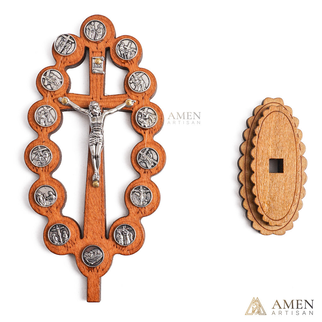 14 Stations of the Cross Standing Crucifix