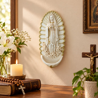 Marian Holy Water Font