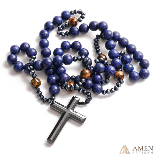 Lapis Lazuli Rosary Amen Artisan