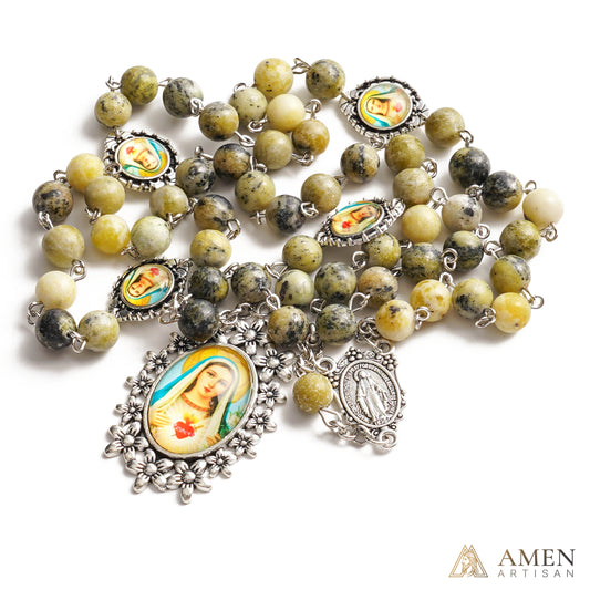 Yellow Turquoise Rosary