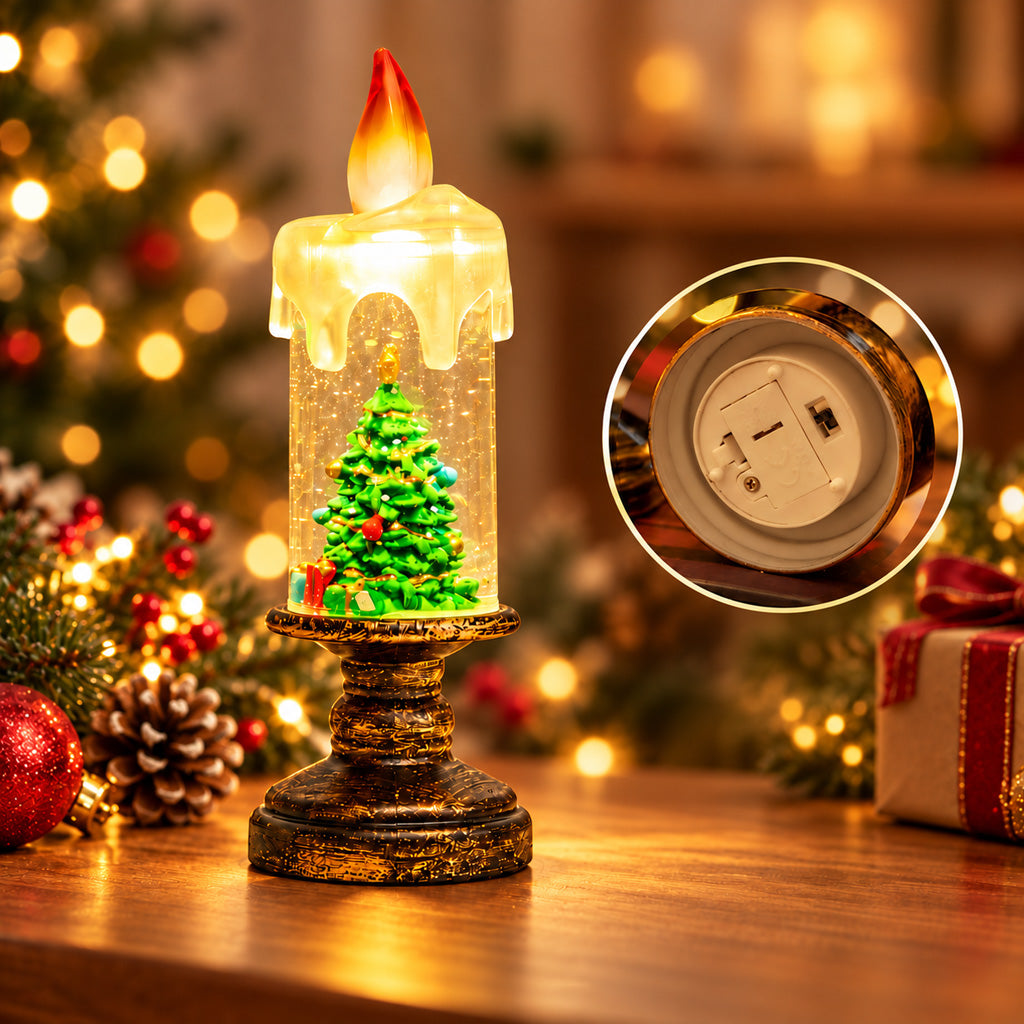 Christmas Tree Candle Night Light