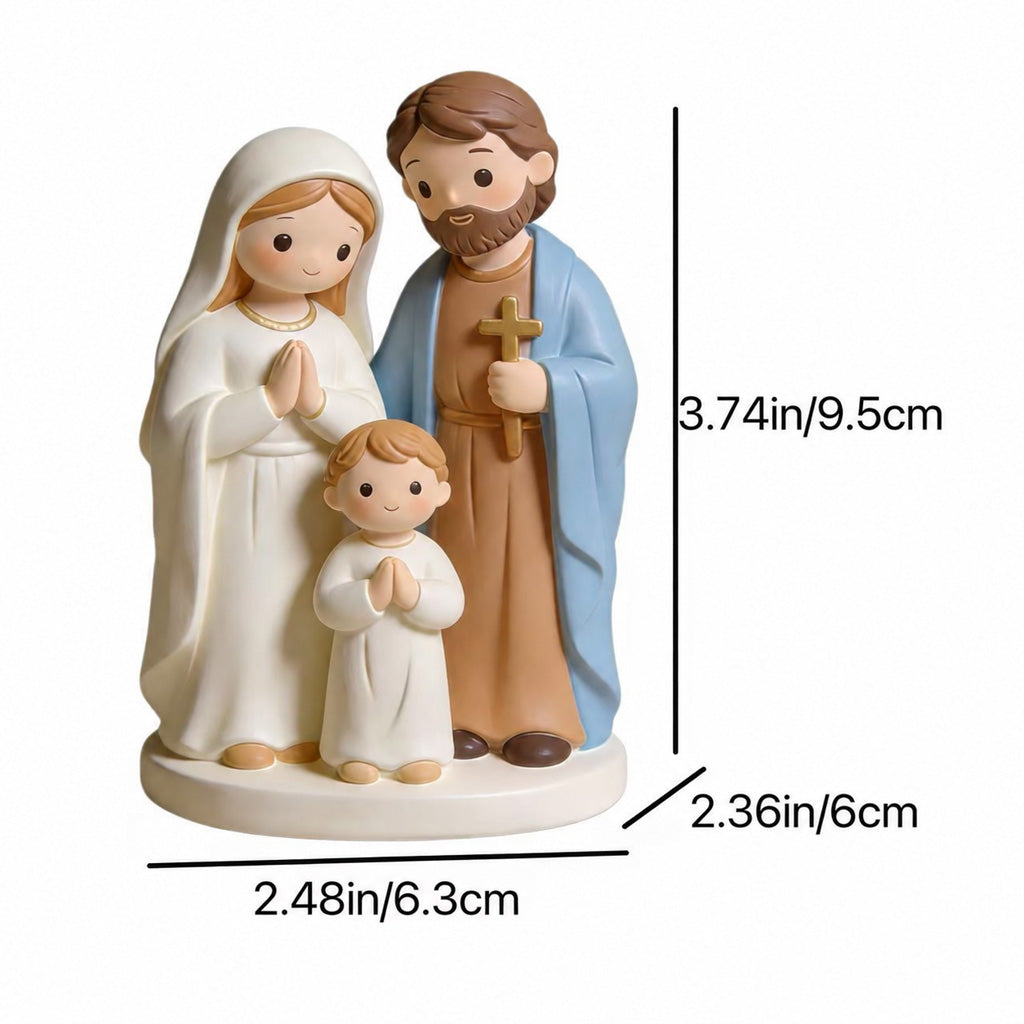 Little Holy Family Prayer Figurine — A Reminder to Pray for Those You Love | Amen Artisian
