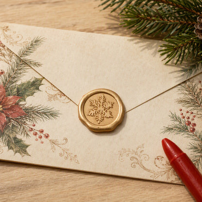 Christmas Gingerbread Wax Seal Stickers