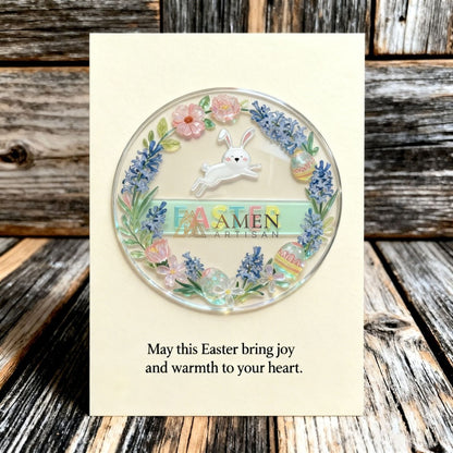 Handmade Easter Pocket Figurine Amen Artisan