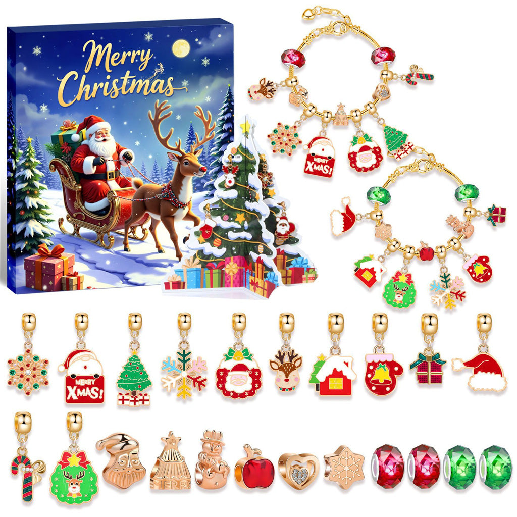Christmas DIY Charm Bracelet Set