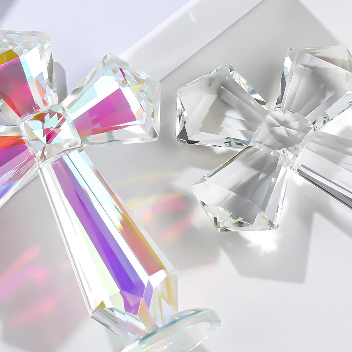 Crystal Cross Figurine Amen Artisan