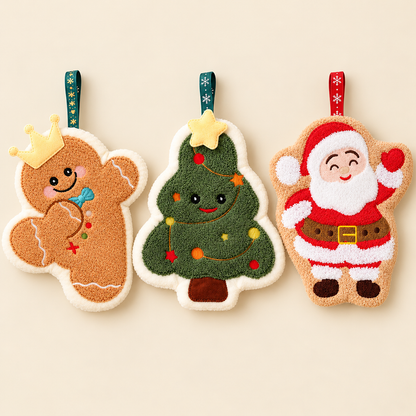 【DEAL TODAY】Gingerbread Christmas Hanging Hand Towel