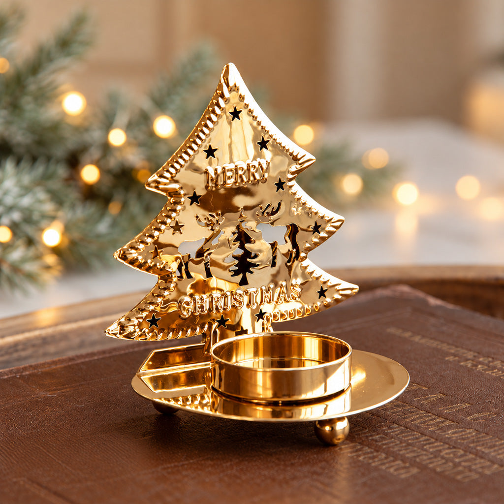 Merry Christmas Candle Holder
