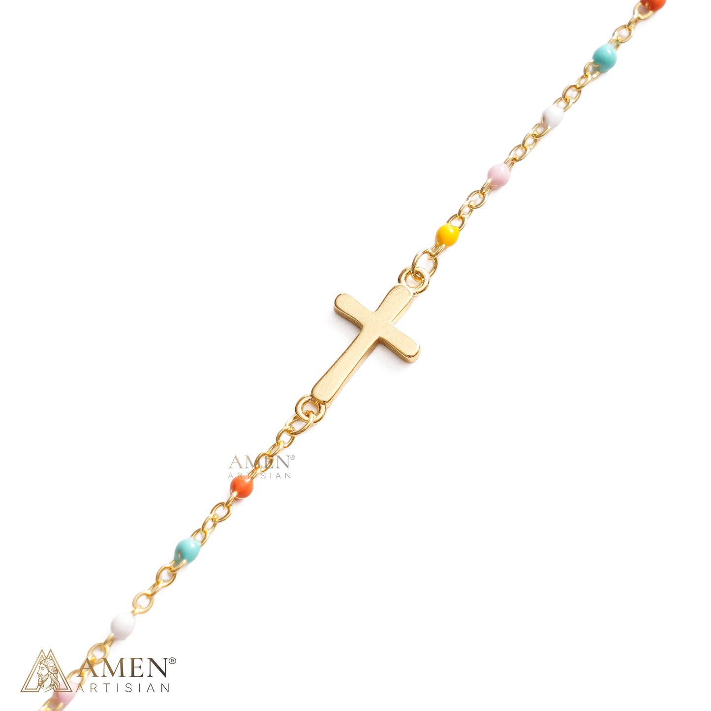 Colors of Faith Cross Bracelet