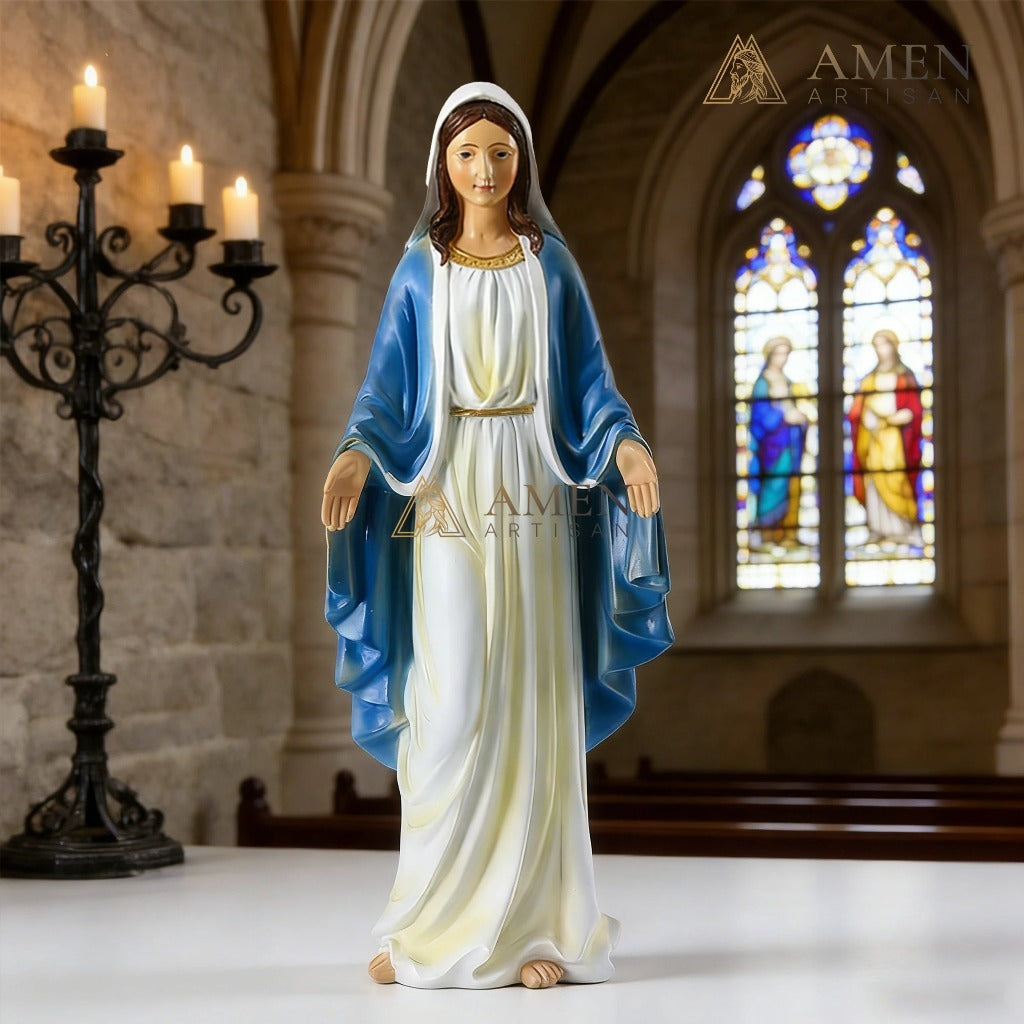 Virgin Mary Statue Amen Artisan