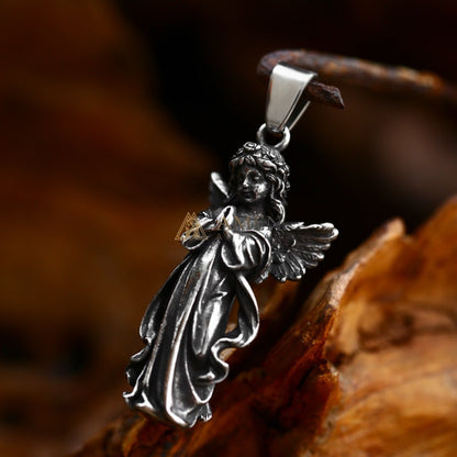 Angel Girl Pendant Necklace Amen Artisan
