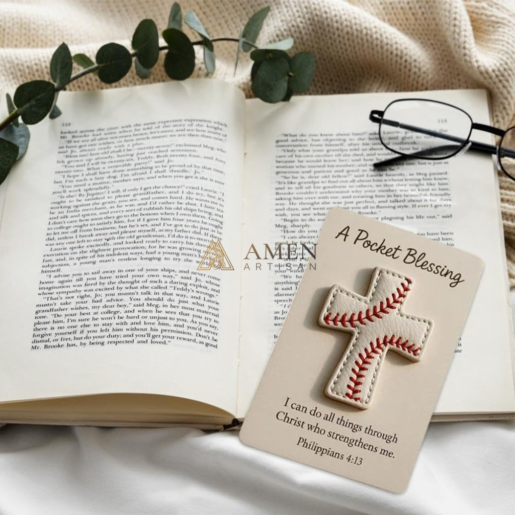 Handmade Leather Football Cross Sports Ornament