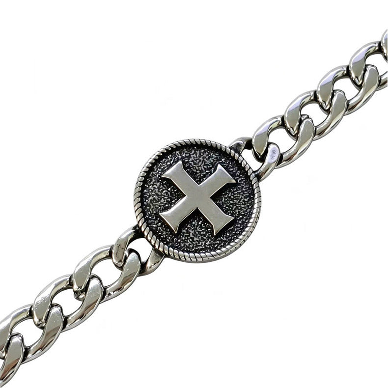 St. Benedict Medal Curb Chain Bracelet