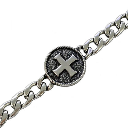 St. Benedict Medal Curb Chain Bracelet