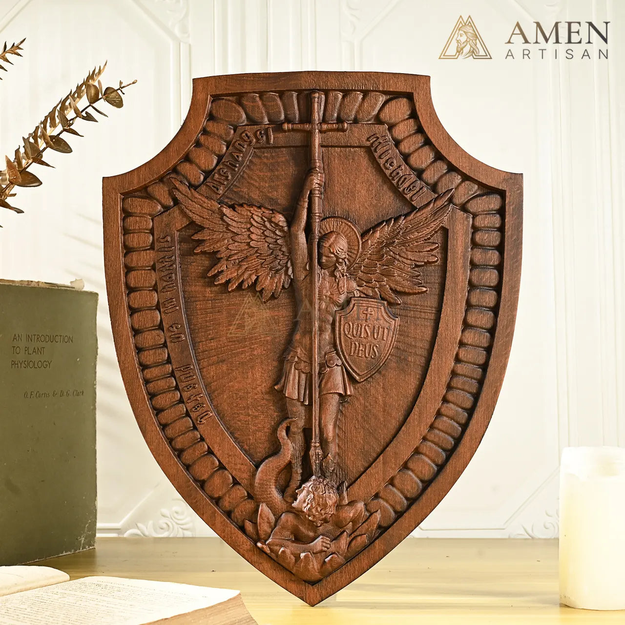 St Michael Wood Carving