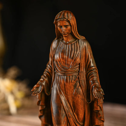 Our Lady of Grace Wood Carving
