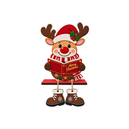The Merry Christmas Crew — Wooden Shelf Sitters | Amen Artisian