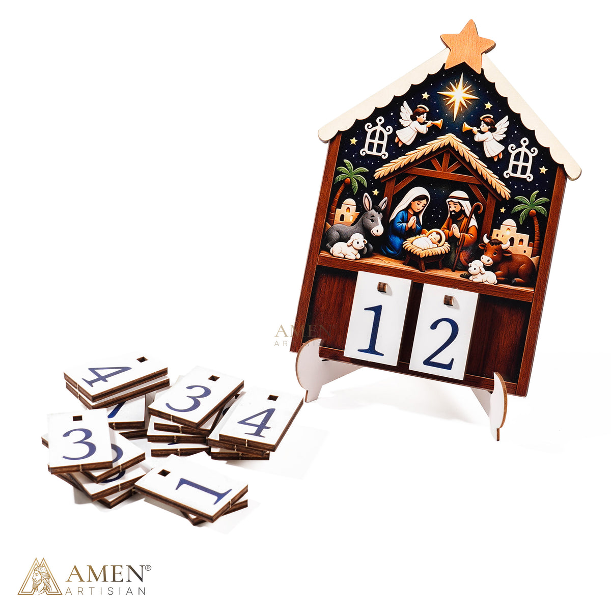 Nativity Christmas Countdown Calendar