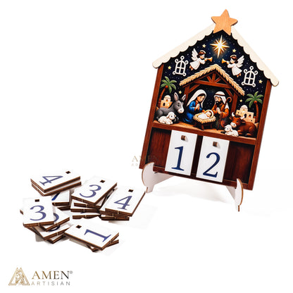 Nativity Christmas Countdown Calendar