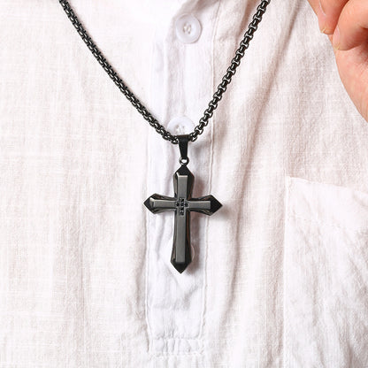 316 Stainless Steel Cross Necklace | Amen Artisian