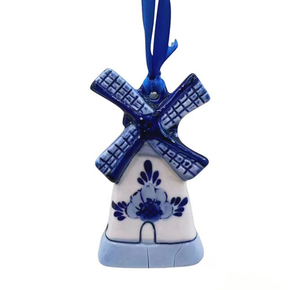 Delft Blue Ceramic Tabletop Ornament Amen Artisan