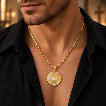 Praying Hands Pendant Necklace