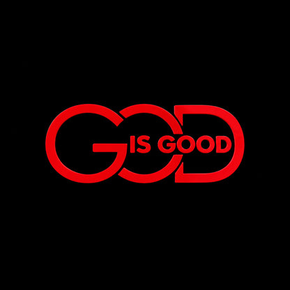 GOD IS GOOD PVC Vinyl Car Decal