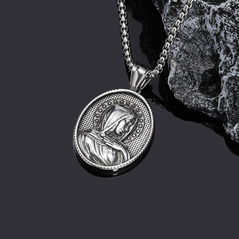 Miraculous Medal Necklace Amen Artisan