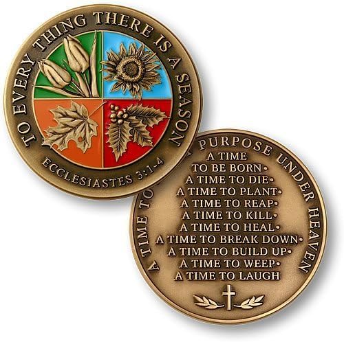 $0.99 Deal Philosophical Seasons of Life Commemorative Coin