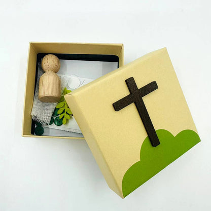 Easter Box Set – Holy Week Gift Box with Wooden Figurine
