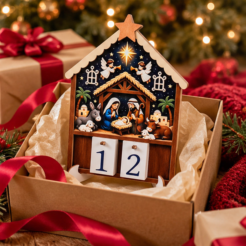 Nativity Christmas Countdown Calendar