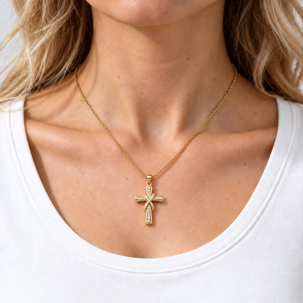 【DEAL TODAY】Intertwined Cross Necklace