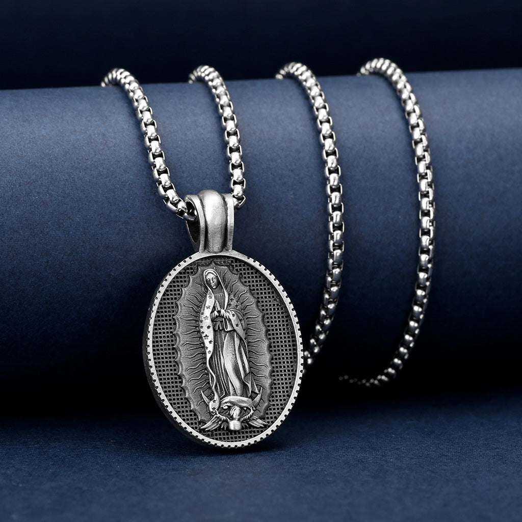 Our Lady of Guadalupe Medal Necklace