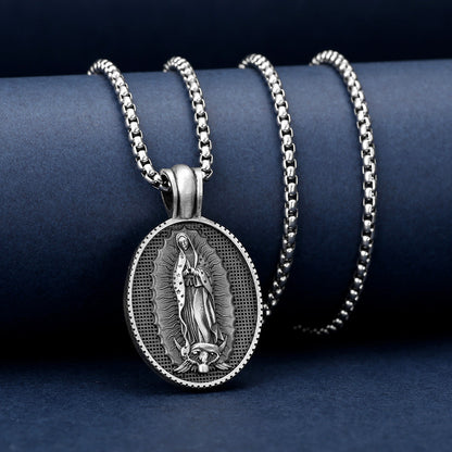 Our Lady of Guadalupe Medal Necklace