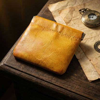 Genuine Leather Rosary Storage Pouch - Keep Your Rosary Close, Clean, and Protected