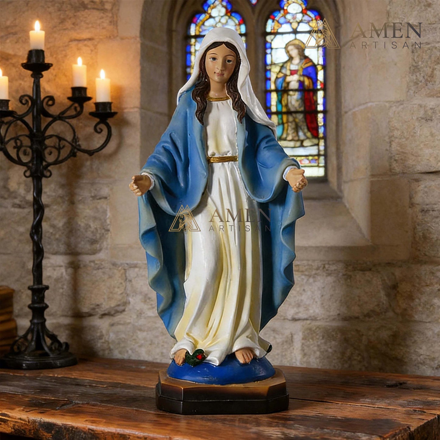 Our Lady of Grace Statue Amen Artisan