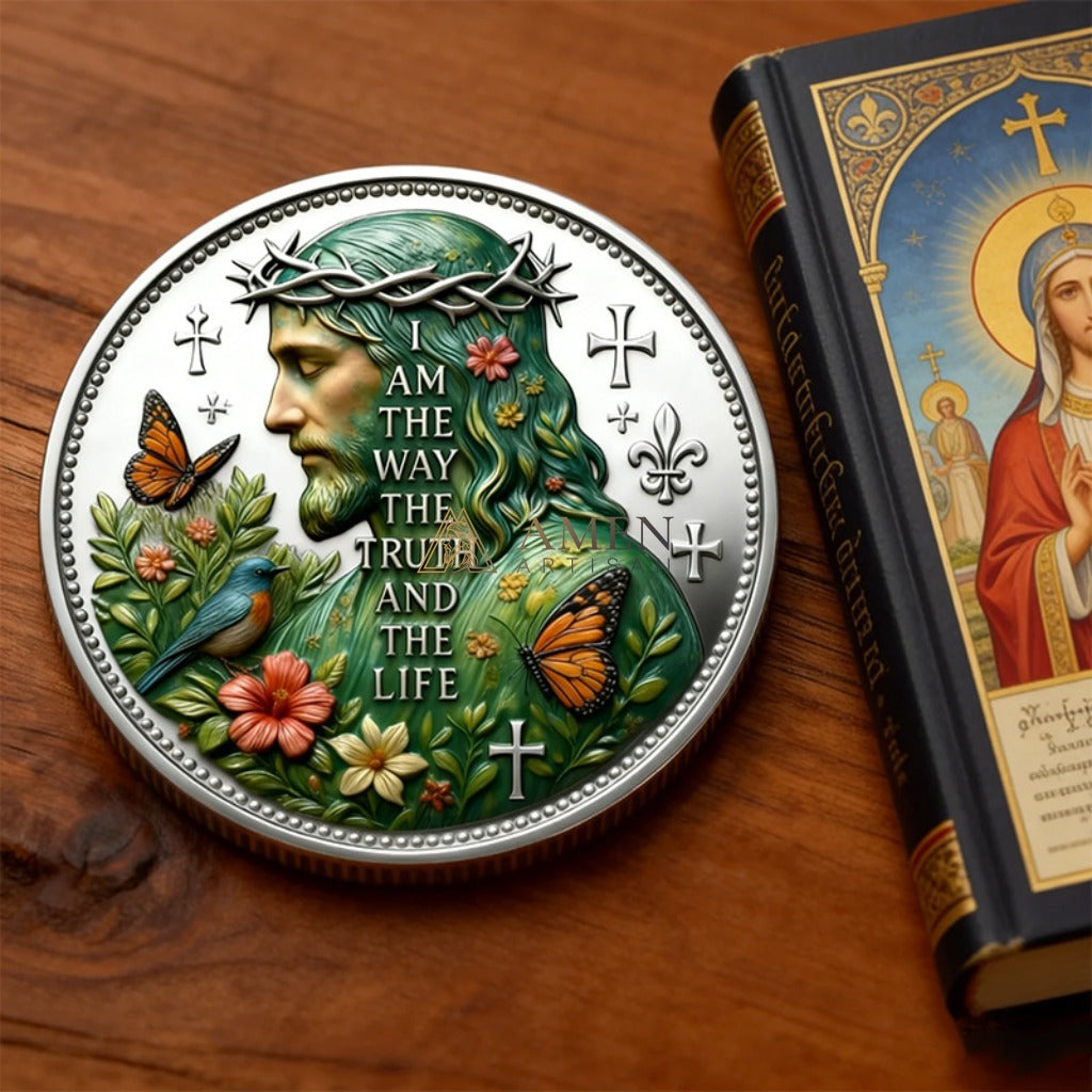 Jesus & Colossians 1:17 Commemorative Coin Amen Artisan