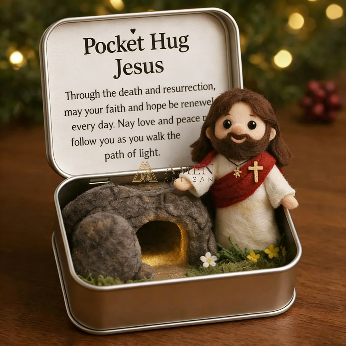 Easter Pocket Hug Box Amen Artisan