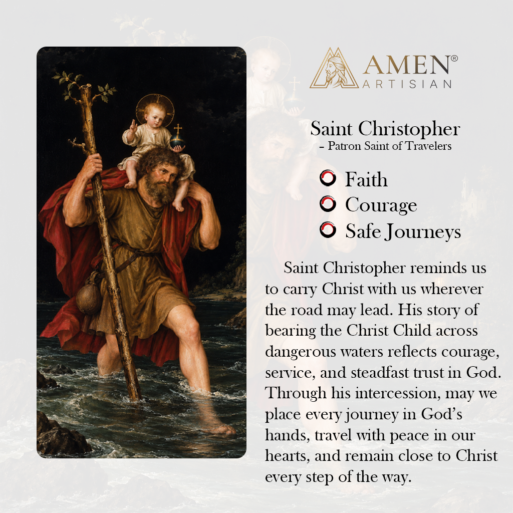 【DEAL TODAY】St. Christopher Traveler Medal Necklace