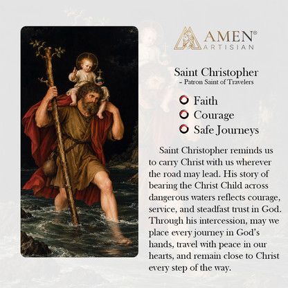 【DEAL TODAY】St. Christopher Traveler Medal Necklace