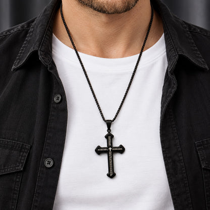 Lord’s Prayer Cross Pendant