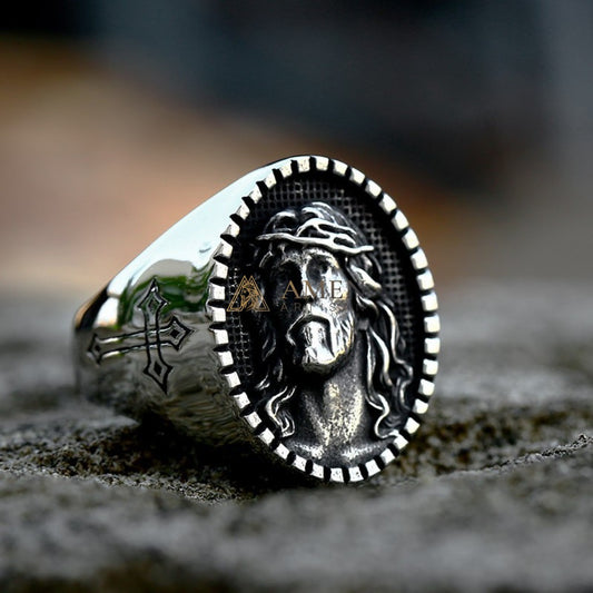 Jesus Sacred Icon Ring Amen Artisan