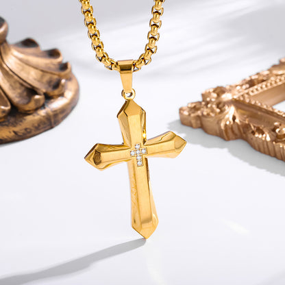 316 Stainless Steel Cross Necklace | Amen Artisian