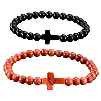 Halloween Gothic Cross Bracelet