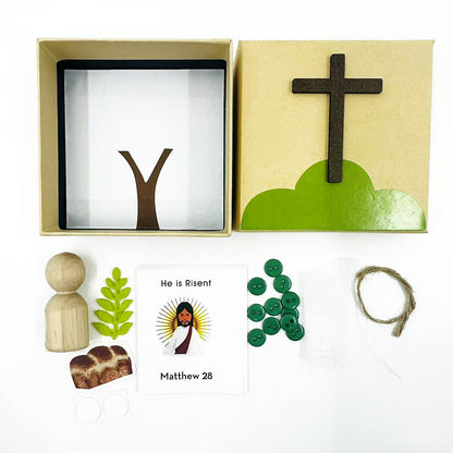 Easter Box Set – Holy Week Gift Box with Wooden Figurine